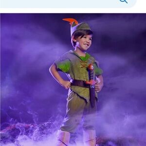 Disney Peter Pan Costume - Green and Brown